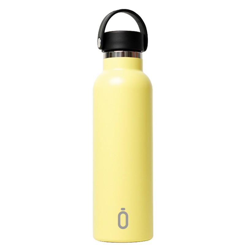 THERMAL BOTTLE SPORT+C.STAND. 600 ml-7x7x25 PLAIN LEMON