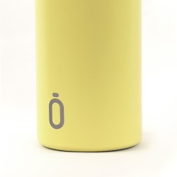 BOTELLA TERMO SPORT+T.ESTANDAR 600 ml-7x7x25 PLAIN LIMON