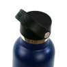 THERMAL BOTTLE SPORT+C.STAND. 600 ml-7x7x25 PLAIN NAVY
