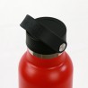 THERMAL BOTTLE SPORT+C.STAND. 600 ml-7x7x25 PLAIN RED