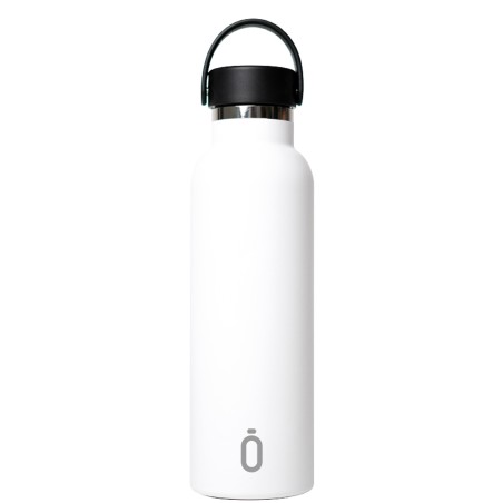 THERMAL BOTTLE SPORT+C.STAND. 600 ml-7x7x25 PLAIN WHITE
