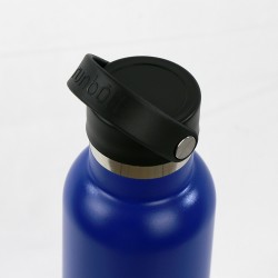THERMAL BOTTLE SPORT+C.STAND. 600 ml-7x7x25 PLAIN REFLEX BLUE