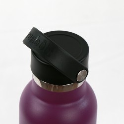 BOTELLA TERMO SPORT+T.ESTANDAR 600 ml-7x7x25 PLAIN BERENJENA