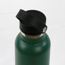 THERMAL BOTTLE SPORT+C.STAND. 600 ml-7x7x25 PLAIN OLIVE