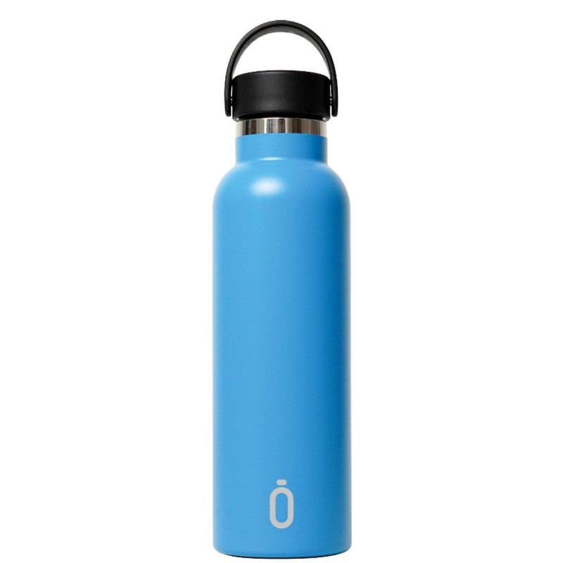 THERMAL BOTTLE SPORT+C.STAND. 600 ml-7x7x25 PLAIN BLUE