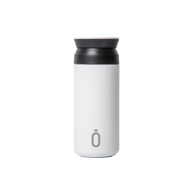 THERMAL BOTTLE CUP 350 ml-7x7x18 PLAIN WHITE