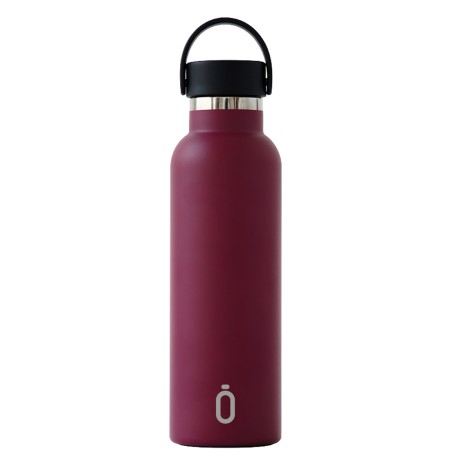 THERMAL BOTTLE SPORT+C.STAND. 600 ml-7x7x25 PLAIN SCARLET