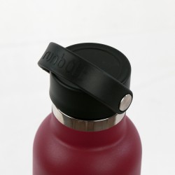 THERMAL BOTTLE SPORT+C.STAND. 600 ml-7x7x25 PLAIN SCARLET