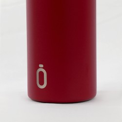 THERMAL BOTTLE SPORT+C.STAND. 600 ml-7x7x25 PLAIN SCARLET