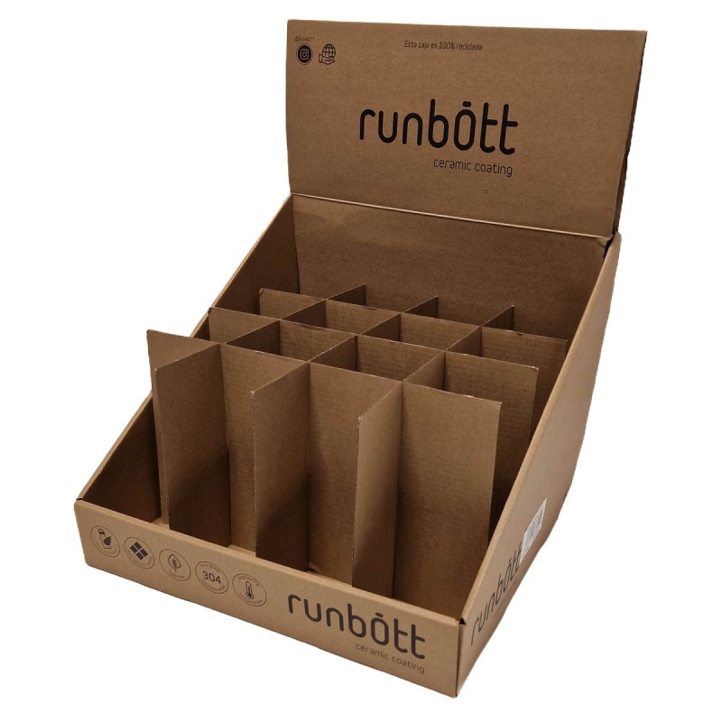 DISPLAY BOX 16 BOTTLES 600 ml RUNBOTT