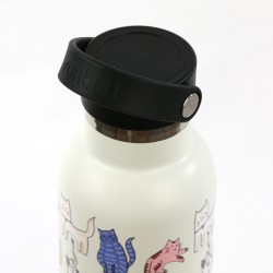 THERMAL BOTTLE SPORT+C.STAND. 600 ml-7x7x25 MARIA YSASI CATS