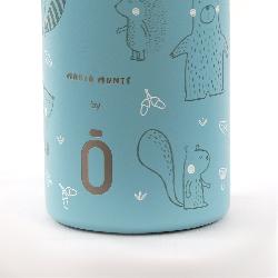 BOTELLA TERMO SPORT+T.SPORT 350 ml-7x7x18 MARTA MUNTÉ FOREST AZUL