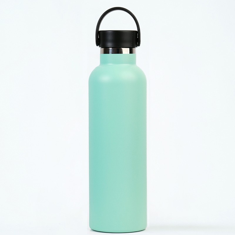 THERMAL BOTTLE SPORT+C.STAND. 600 ml-7x7x25 PLAIN EGGPLANT