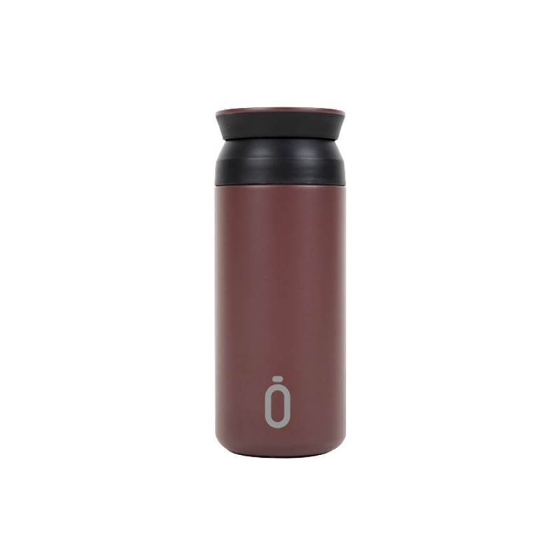 THERMAL BOTTLE CUP 350 ml-7x7x18 PLAIN COCOA