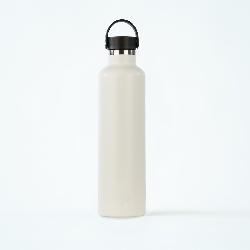 THERMAL BOTTLE SPORT+C.STAND. 1L-8.5x8.5x31.5 PLAIN CREAM