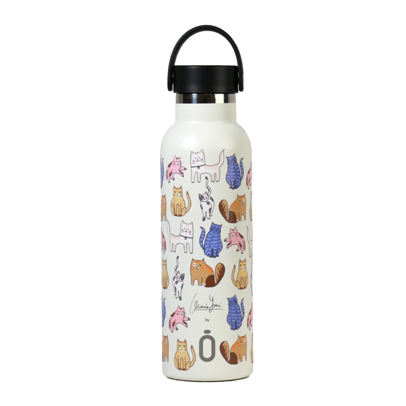 BOTELLA TERMO SPORT+T.ESTANDAR 600 ml-7x7x25 MARIA YSASI CATS