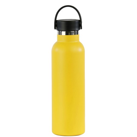 BOTELLA TERMO SPORT+T.ESTANDAR 600 ml-7x7x25 PLAIN AMARILLO
