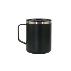MUG 44 cl-8,5x8,5x11 PLAIN BLACK