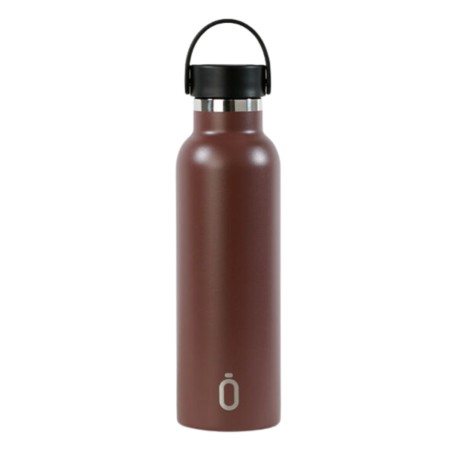 THERMAL BOTTLE SPORT+C.STAND. 600 ml-7x7x25 PLAIN COCOA