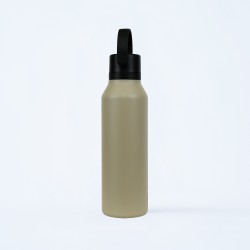 THERMAL BOTTLE SPORT MII+C.ST 600 ml-7x7x25 PLAIN CAQUI