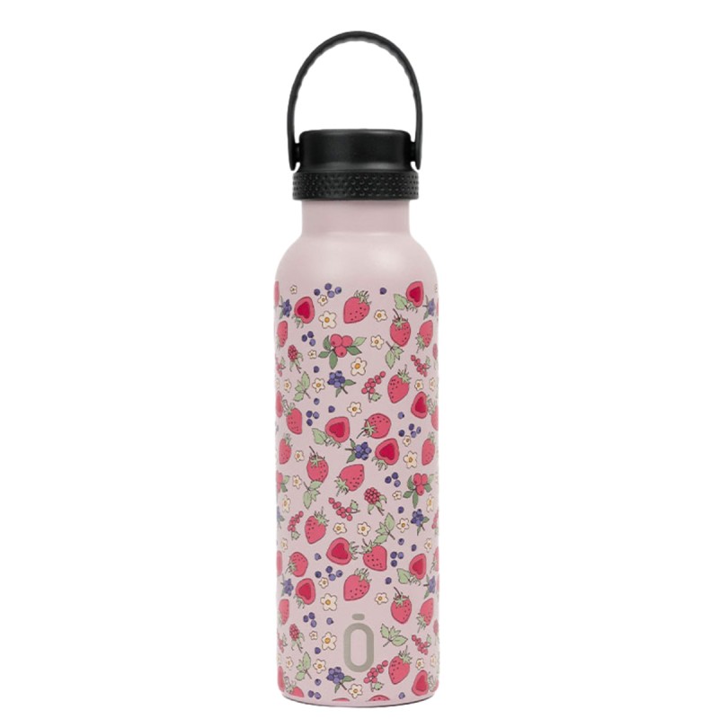 BOUTEILLE THERMIQU.SPORT+C.STA 600 ml-7x7x25 ENFERMERA EN APUROS STRAWBERRY