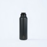 BOUTEILLE THERM. SPOR.MII+C.ST 600 ml-7x7x25 PLAIN ANTHRACITE