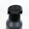 BOUTEILLE THERM. SPOR.MII+C.ST 600 ml-7x7x25 PLAIN ANTHRACITE