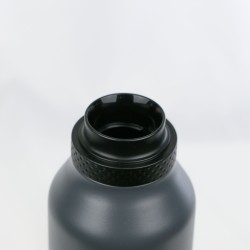 BOUTEILLE THERM. SPOR.MII+C.ST 600 ml-7x7x25 PLAIN ANTHRACITE