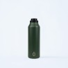 BOUTEILLE THERM. SPOR.MII+C.ST 600 ml-7x7x25 PLAIN PALM GREEN