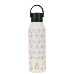 BOUTEILLE THERM. SPOR.MII+C.ST 600 ml-7x7x25 BERRECA HEARTS
